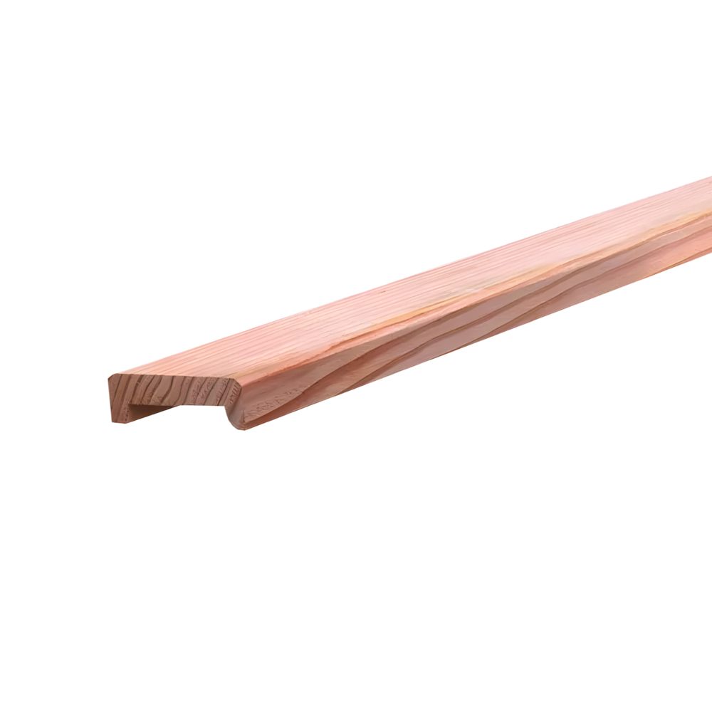 Afdeklat douglas, 28 x 85 mm, sponning 12 x 60 mm