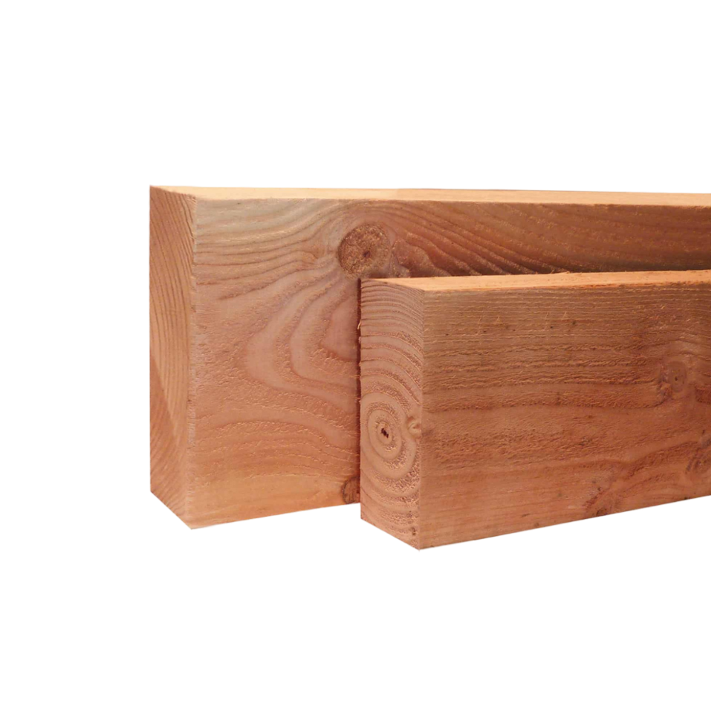Balk Fijnbezaagd 50 x 150 mm 4,00 mtr Lariks / Douglas