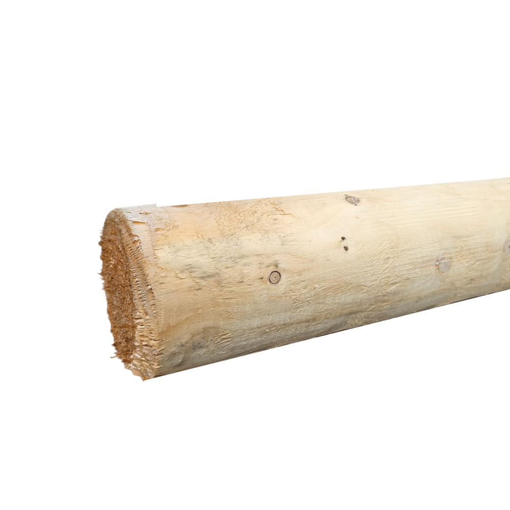Ronde Paal Ø10 cm – Lengte 3,00 m blank hout | Prolock® Sigma Beschoeiing