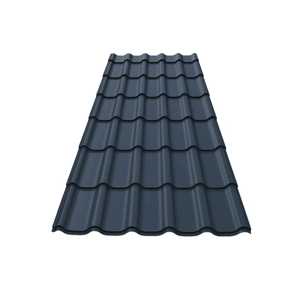 Dakpanplaat Wrinkle 110 x 155cm, per plaat