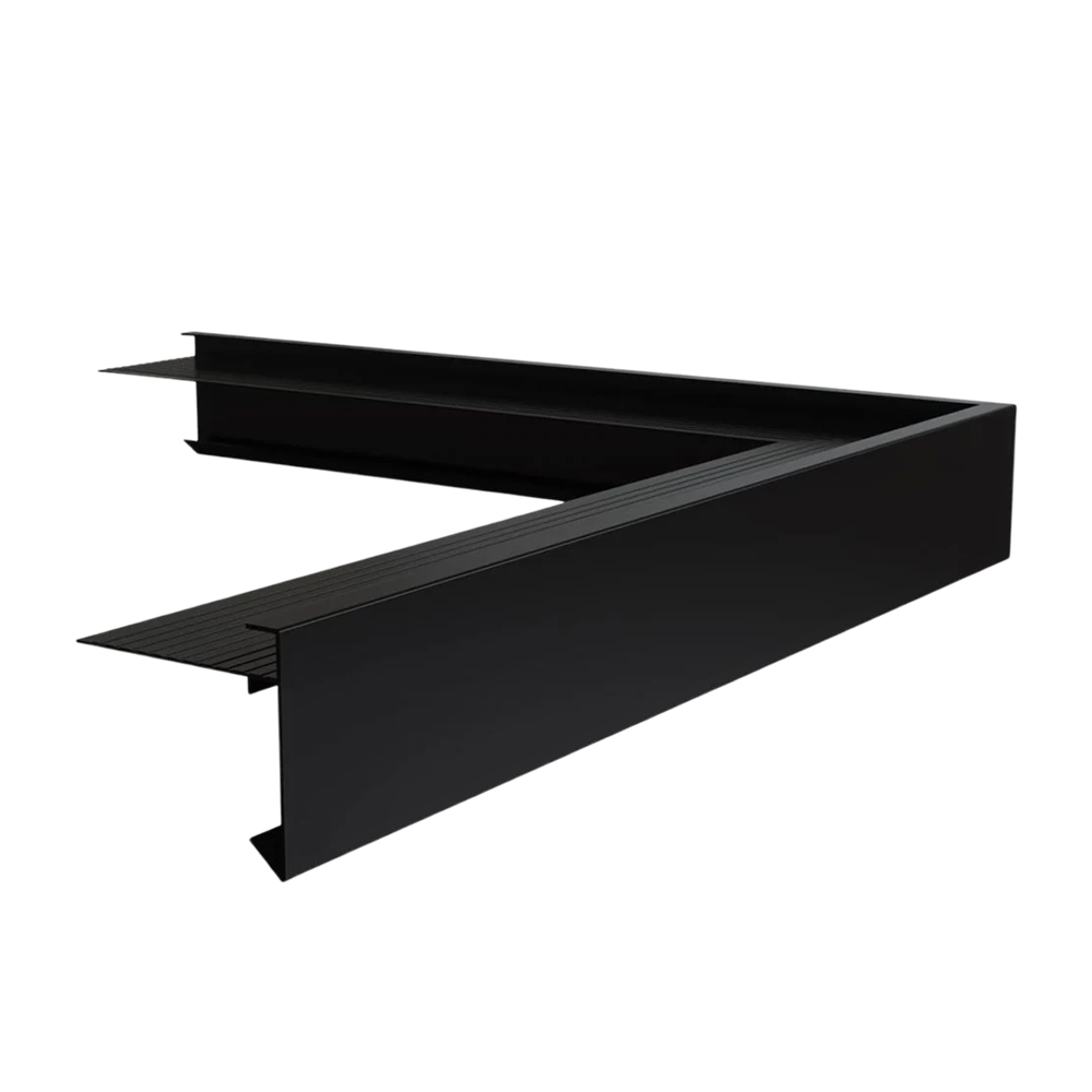 Daktrimhoek, binnen/buiten Zwart