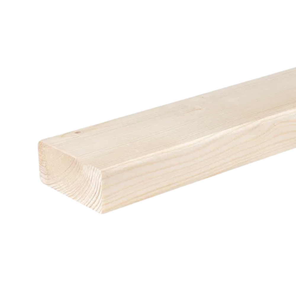 Geschaafd SLS 38 x 89 mm 4,80 mtr blank hout