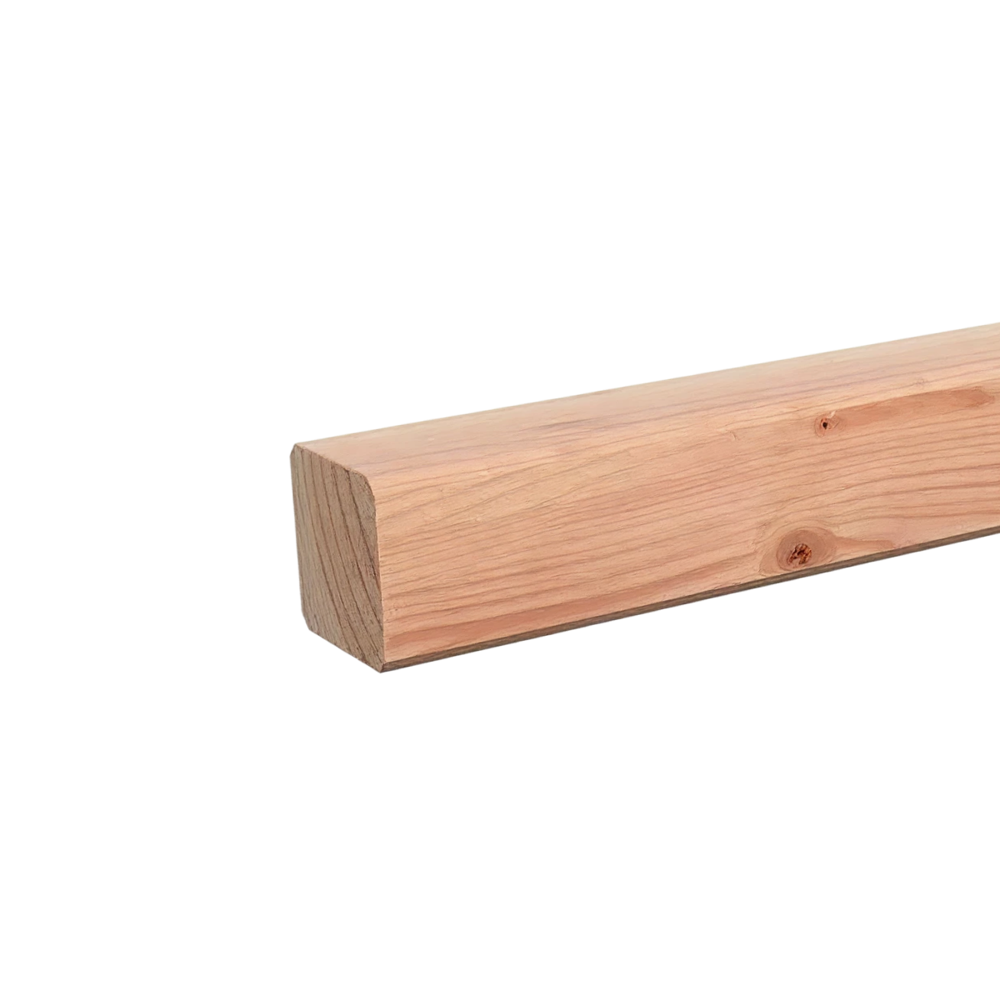 Paal Geschaafd 85 x 85 mm 3,00 mtr Lariks / Douglas