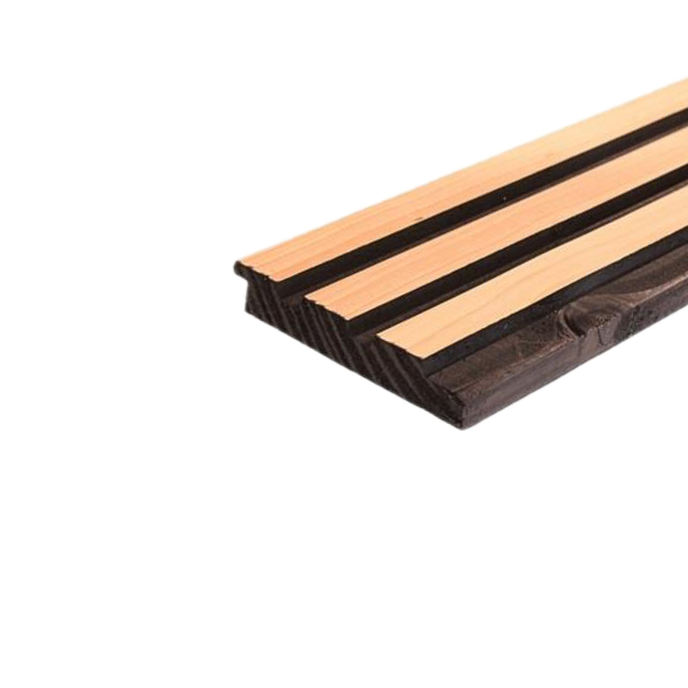 Triple profiel 25 x 140 mm 4,00 mtr LD Zw/Onb,