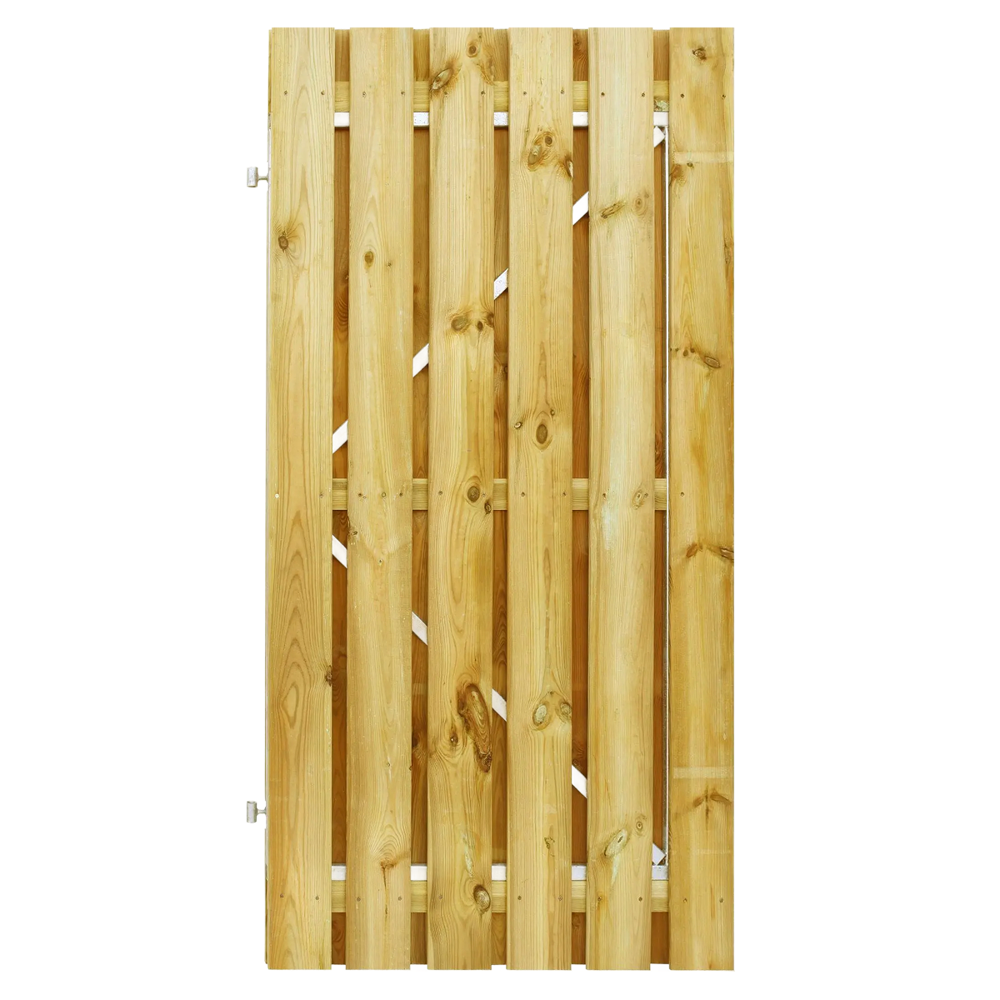 Tuindeur Stalen frame 90 x 190 cm Geïmpregneerd