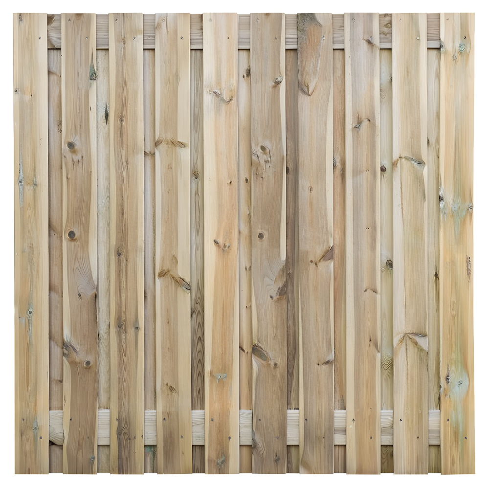 Tuinscherm 21 planks  180 x 180cm Geïmpregneerd