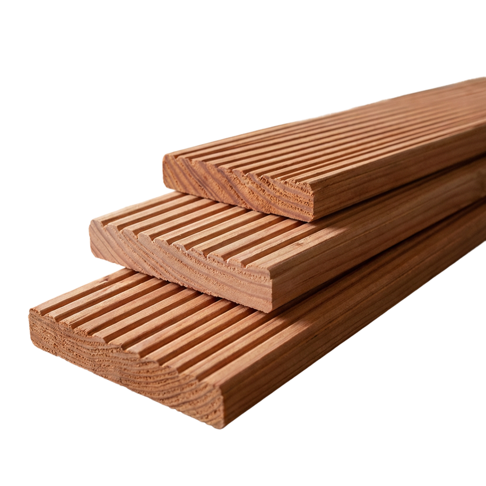 Vlonderplank 28 x 145 mm 5,00 mtr Lariks / Douglas