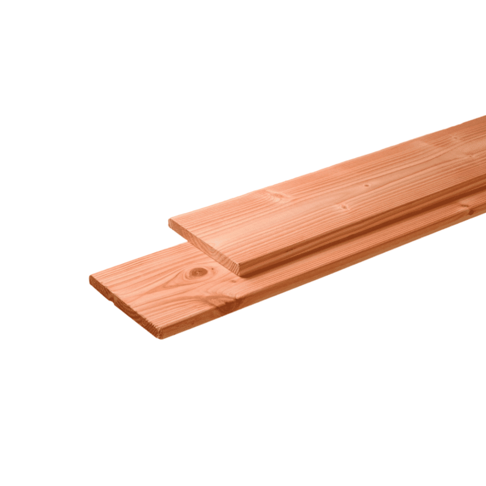 Vlonderplank 28 x 195 mm 3,00 mtr Lariks / Douglas