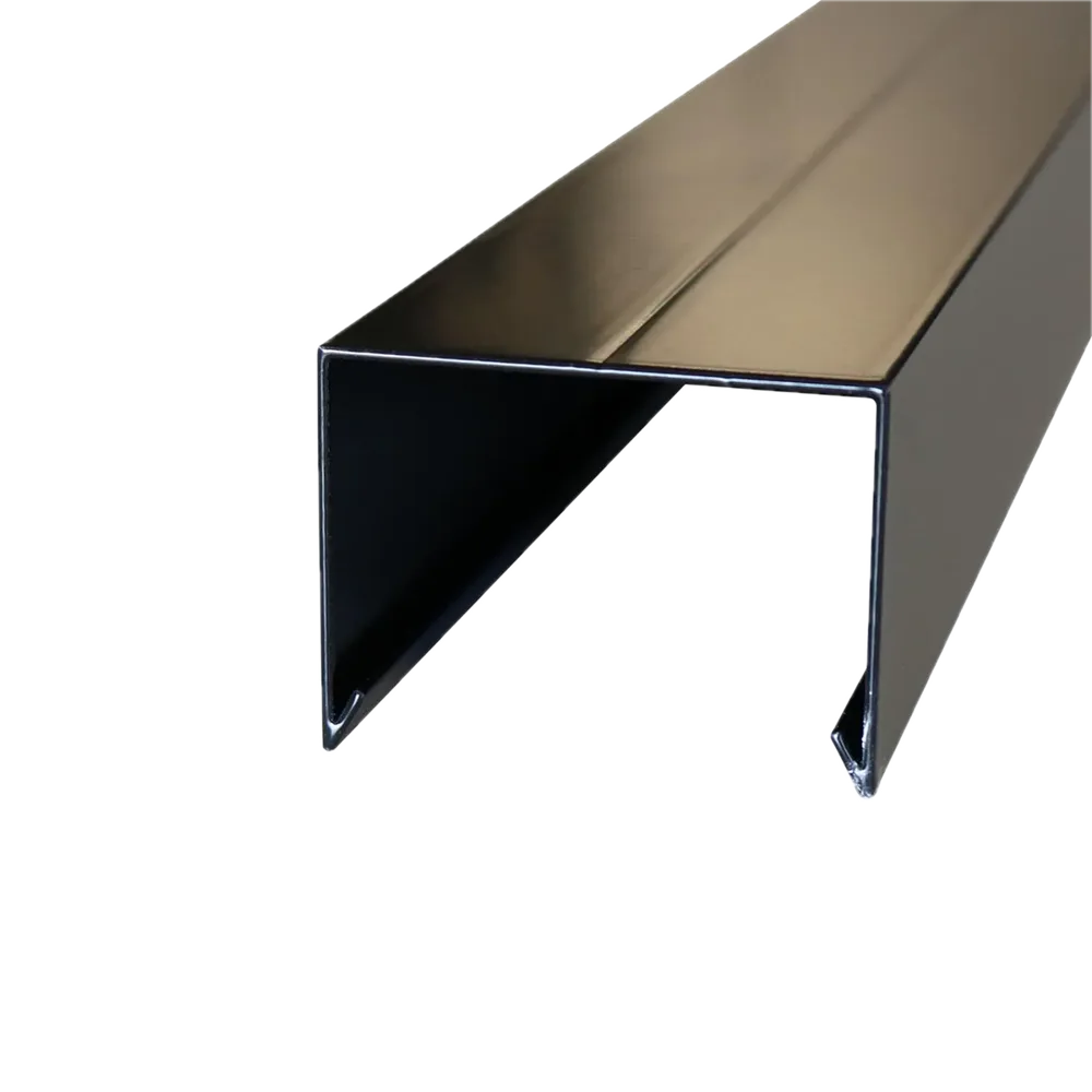 Afdekkap zwart Alu, 45 x 61 mm sponning 51 mm