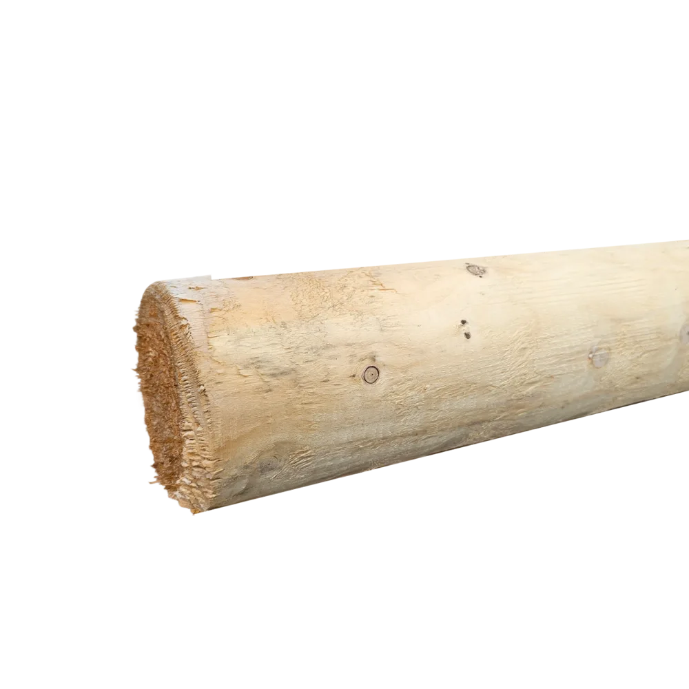 Ronde Paal Ø10 cm – Lengte 3,00 m blank hout | Prolock® Sigma Beschoeiing