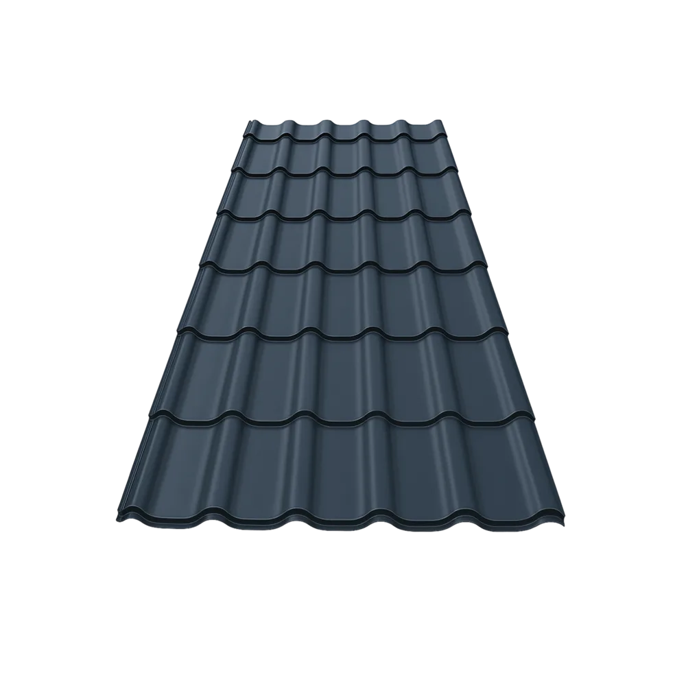 Dakpanplaat Wrinkle 110 x 155cm, per plaat