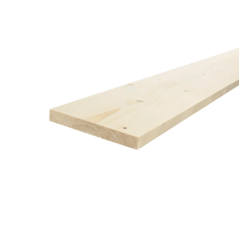 Geschaafd 18 x 145 mm 3,00 mtr blank hout