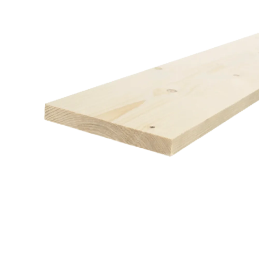 Geschaafd 18 x 195 mm 3,00 mtr blank hout