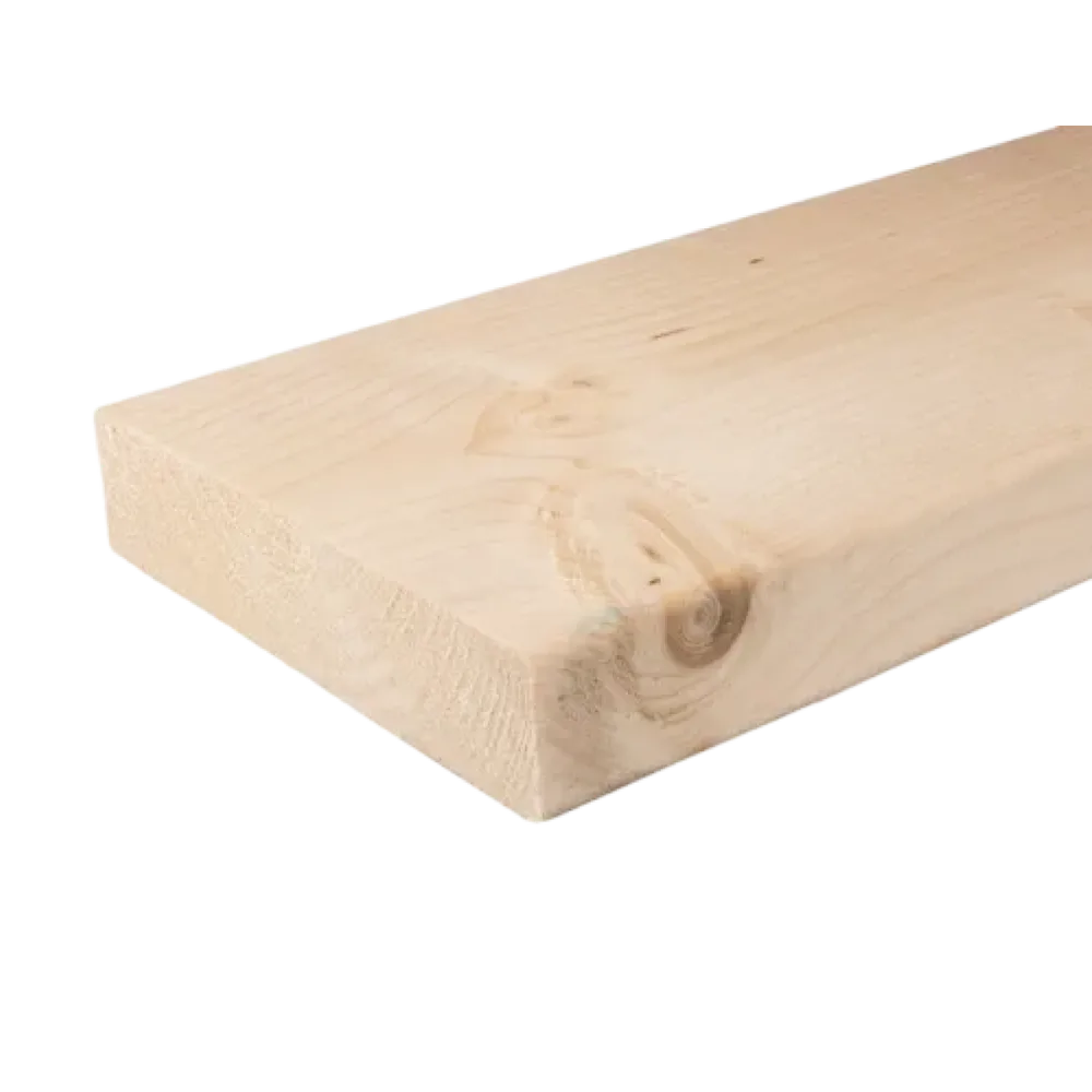 Geschaafd 70 x 200 mm 3,00 mtr blank hout
