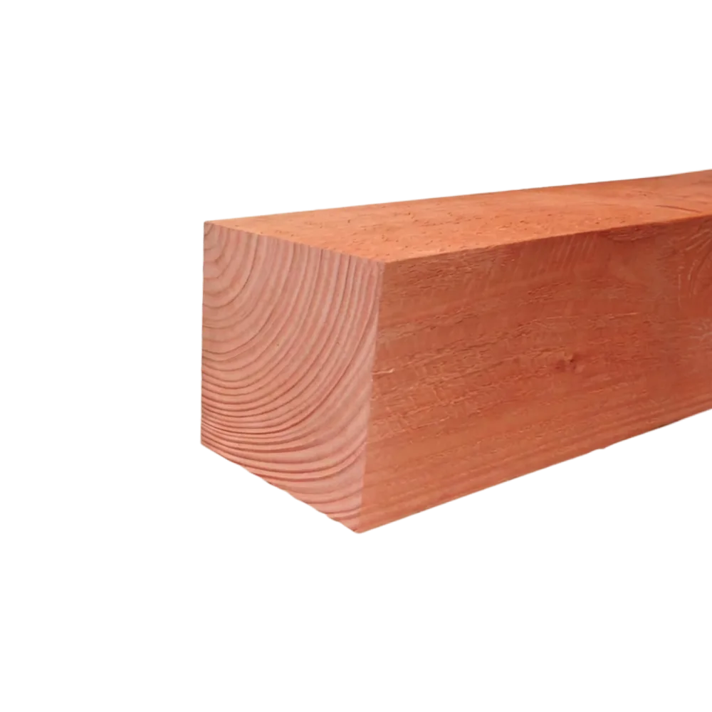 Paal Fijnbezaagd 120 x 120 mm 3,00 mtr Lariks / Douglas