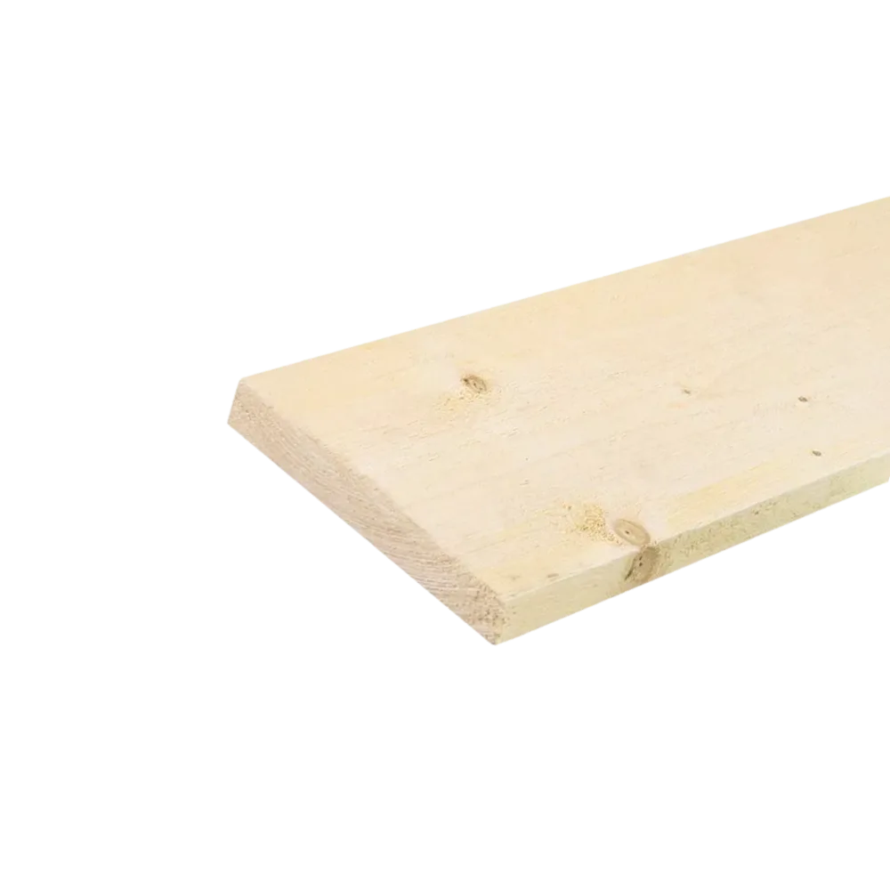 Plank Fijnbezaagd 29 x 190 mm 5,00 mtr stijgerplank