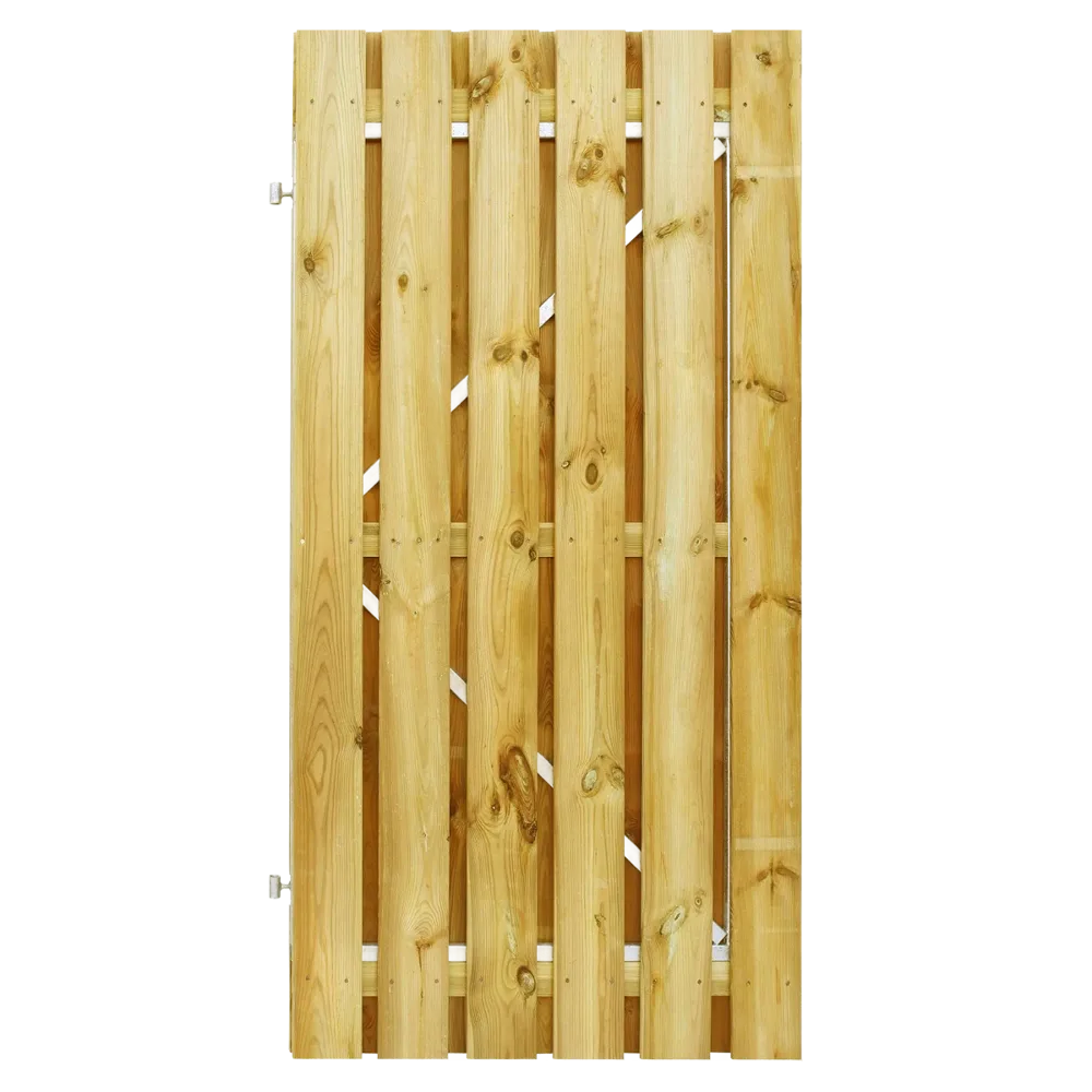 Tuindeur Stalen frame 100 x 190cm Geïmpregneerd