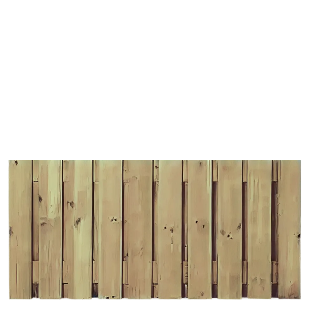 Tuinscherm 21 planks  90 x 180cm Geïmpregneerd