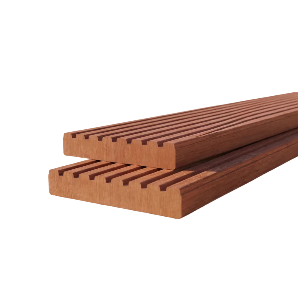 Vlonderplank 35 × 145 mm 3,00 mtr Hardhout Okan