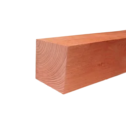 Paal Fijnbezaagd 150 x 150 mm 2,50 mtr Lariks / Douglas