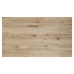 Tafelblad rustiek eiken 2-lange zijden rechte kant 40mm 2000x1000 onbehandeld