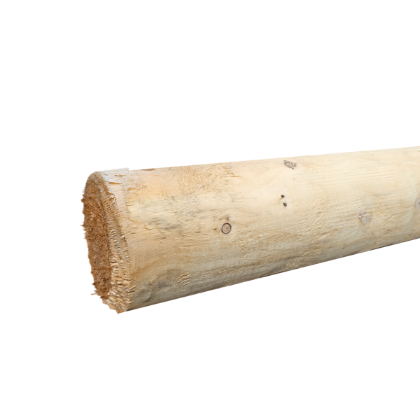 Ronde Paal Ø10 cm – Lengte 2,50 m blank hout | Prolock® Sigma Beschoeiing