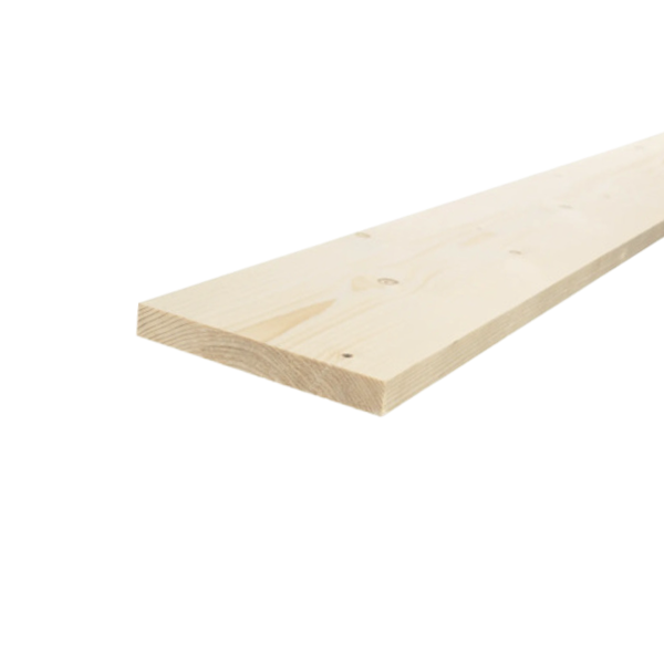 Geschaafd 18 x 145 mm 3,00 mtr blank hout