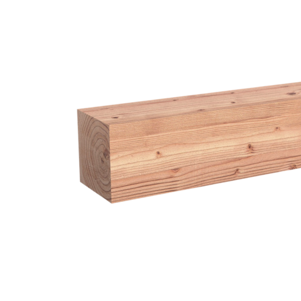Paal Geschaafd 120 x 120 mm 3,00 mtr Lariks / Douglas