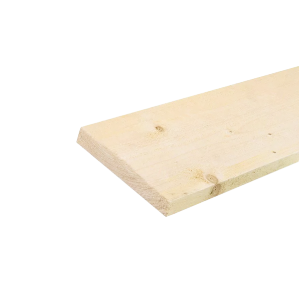 Plank Fijnbezaagd 20 x 200 mm 3,00 mtr stijgerplank