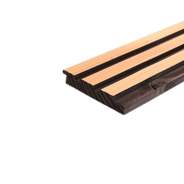 Triple profiel 25 x 140 mm 3,00 mtr LD Zw/Onb,