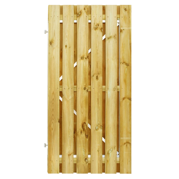 Tuindeur Stalen frame 120 x 190cm Geïmpregneerd