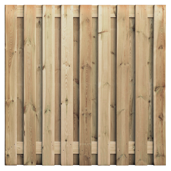 Tuinscherm 19 planks  180 x 180cm Geïmpregneerd