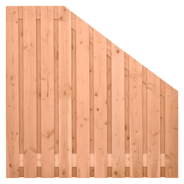 Tuinscherm 21 planks  180/90 x 180 cm Verloopscherm Lariks / Douglas