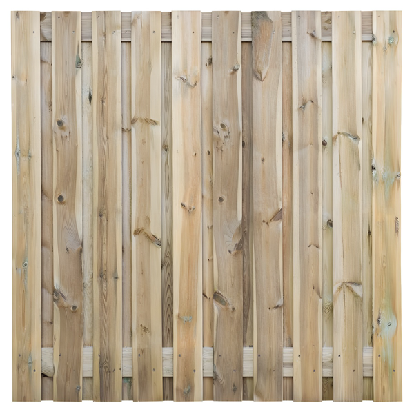 Tuinscherm 21 planks  180 x 180cm Geïmpregneerd