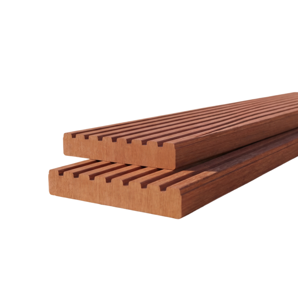 Vlonderplank 28 × 145 mm 3,35 mtr Hardhout Tali