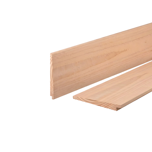 Zweeds rabat 27 x 195 mm 5,00 mtr Lariks / Douglas