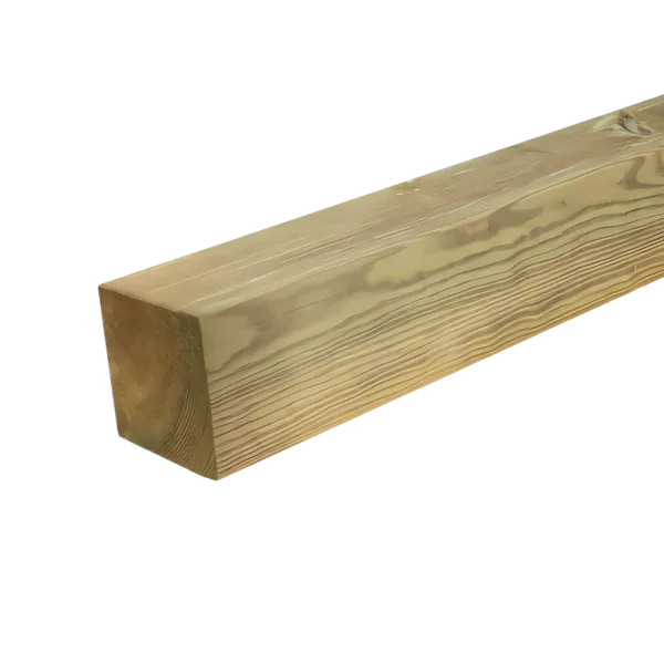 Paal Geschaafd 120 x 120 mm 3,00 mtr Geïmpregneerd