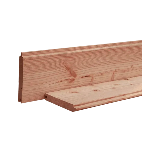Blokhutprofiel 28 x 195 mm 5,00 mtr Lariks / Douglas