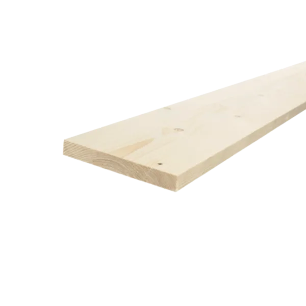 Geschaafd 18 x 145 mm 3,00 mtr blank hout