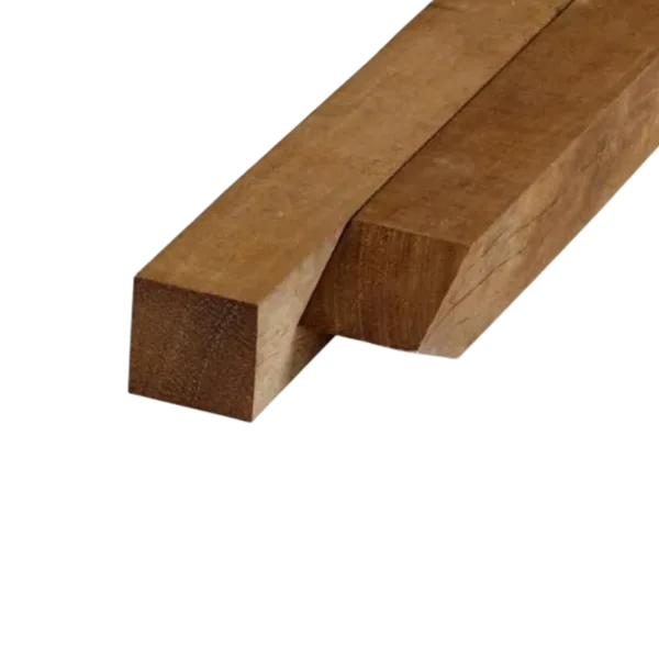 Paal 50 x 50 mm 1,50 mtr Hardhout Okan