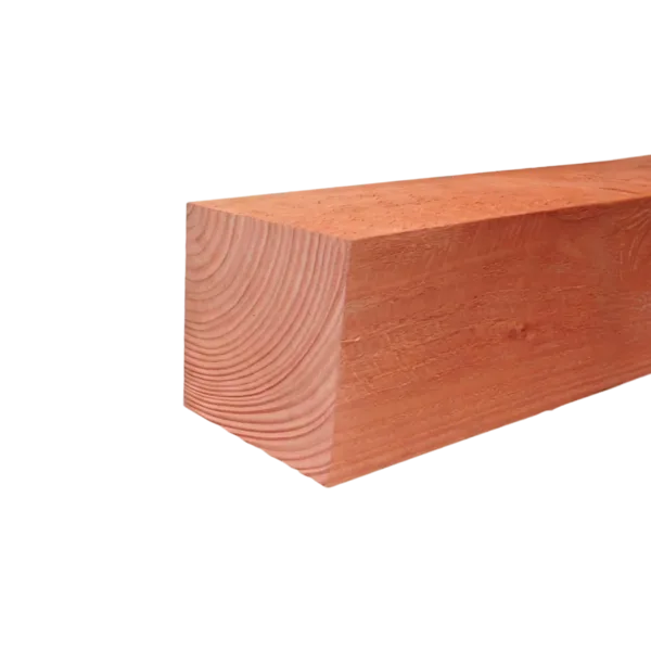 Paal Fijnbezaagd 120 x 120 mm 3,00 mtr Lariks / Douglas