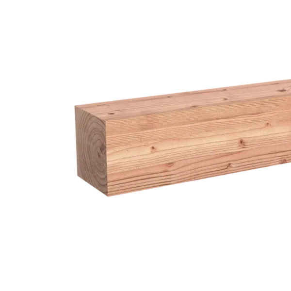 Paal Geschaafd 120 x 120 mm 3,00 mtr Lariks / Douglas