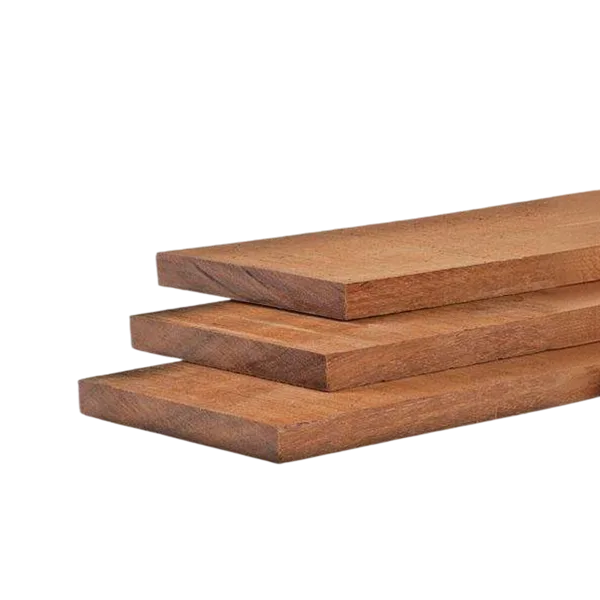 Plank 20 x 200 mm 4,00 mtr Hardhout Okan