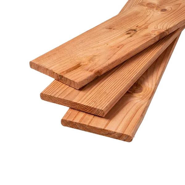 Schutting plank Geschaafd 18 x 160 mm 4,00 mtr Lariks / Douglas