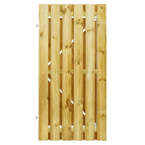 Tuindeur Stalen frame 100 x 190cm Geïmpregneerd