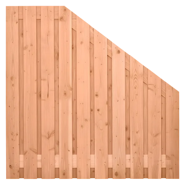 Tuinscherm 21 planks  180/90 x 180 cm Verloopscherm Lariks / Douglas