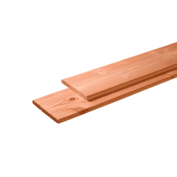 Vlonderplank 28 x 195 mm 4,00 mtr Lariks / Douglas