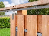 Tuindeur schuifsysteem Red Class Wood H195 × 130 cm, foto 2