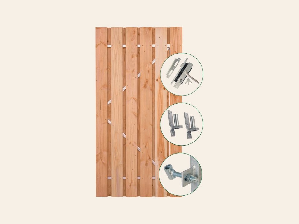 Tuindeur Privacy douglas, H195 cm