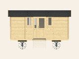 Circuswagen Patricia, 19 mm, vuren onbehandeld, 480 × 240 cm, excl. onderstel, foto 5